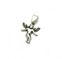 PE001182 Sterling silver pendant charm solid 925 Angel Cupid EMPRESS